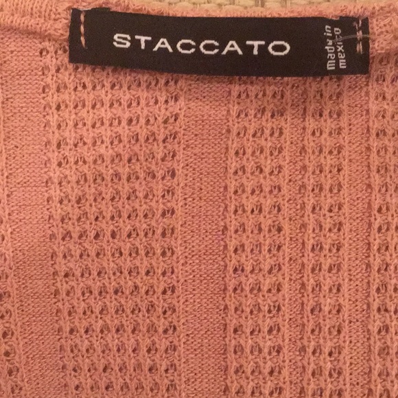 Staccato LS Lightweight Dusty Rose Cardigan - Picture 10 of 12